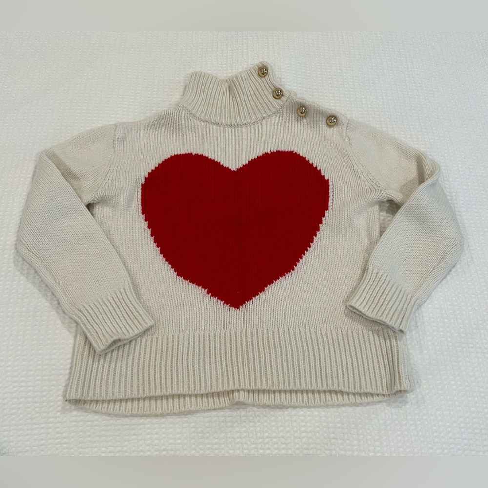 Kate Spade Heart Sweater. Size XXS